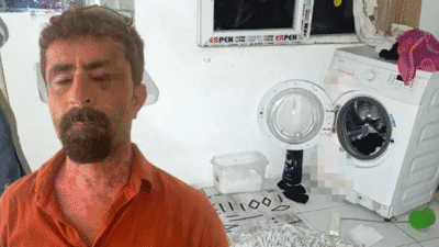 Antalya'da evi terk edip babaevine dönen eşinin peşinden giden damat,