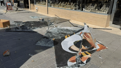 İstanbul'da etkisini sürdüren fırtına nedeniyle birçok ilçede ağaçlar devrildi, park