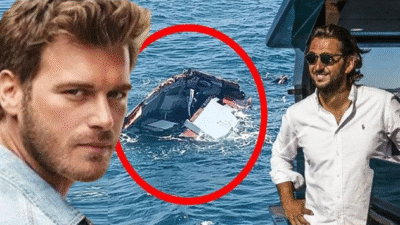 Yalova'dan Bozcaada'ya gitmek üzere denize açıldığı teknesi, parçalanmış ve yarı