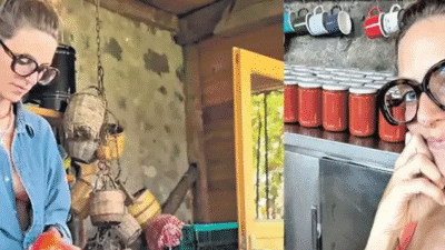 Oyuncu Bige Önal, geçen hafta tatil için gittiği Assos’ta akrep