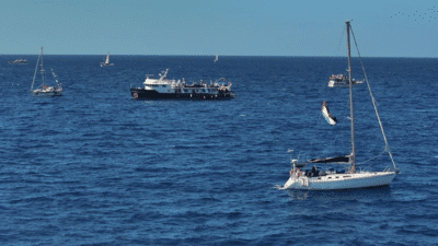 İsrail'in Gazze ablukasını kırmayı hedefleyen Küresel Sumud Filosu'na iki Türk