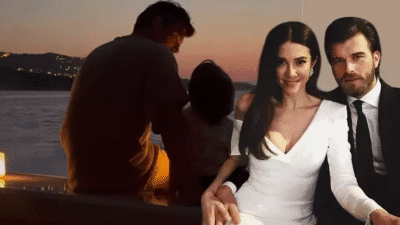 Ünlü oyuncu Kıvanç Tatlıtuğ ve stil danışmanı eşi Başak Dizer,