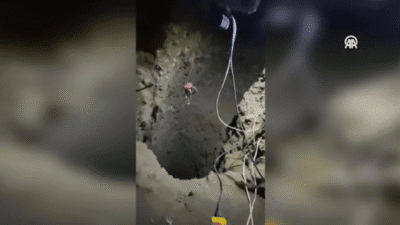 Samsun'da, rüyasında define gördüğü gerekçesiyle tünel kazan anne ile oğlu