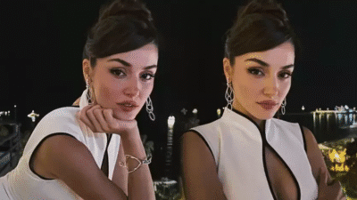 Oyuncu Hande Erçel, davetli olarak katıldığı Paris Moda Haftası'nda yoğun