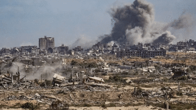 İşgalci İsrail ordusu, Gazze'deki Refah bölgesine hava saldırısı düzenledi. Tel