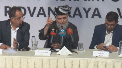 Kürdistan Adalet Topluluğu (Komel) Başkanı Ali Bapir, Diyarbakır'da, Türkiye hükümetine