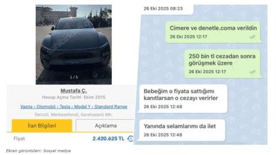 Sattığı Tesla marka aracına 280 bin lira fazla fiyat isteyip
