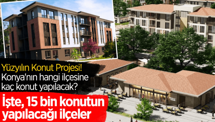 TOKİ tarafından yapılan paylaşımda Yüzyılın Konut Projesinin başvuruları, ilk 5