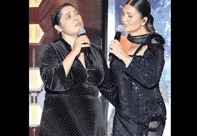 Sibel Can, kendisini dinlemeye gelen Kalben’le düet yaptı.