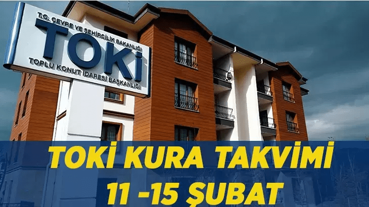 TOKİ 500 bin sosyal konut kura çekim takvimi 2026, 9-15