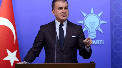 AK Parti Sözcüsü Ömer Çelik, İsrail'in Batı Şeria'ya yönelik attığı