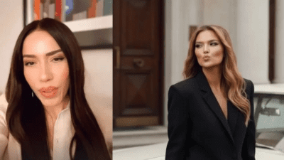 Burcu Güneş, Emre Altuğ'un albüm lansmanında başlayan tartışmaları sosyal medyaya