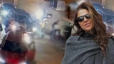 İstanbul Göktürk'te yolun karşısına geçtiği sırada otomobil çarpan iş insanı