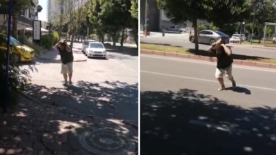 Bayram tatili için Antalya’ya gelen bir vatandaş oteline döndüğü sırada