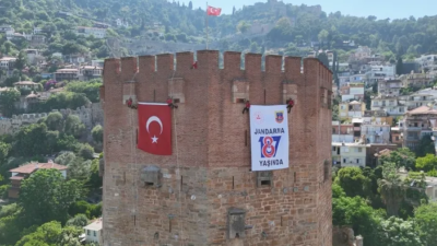 Antalya’nın Alanya ilçesinde, Jandarma Genel Komutanlığı'nın 187'nci kuruluş yıl dönümü