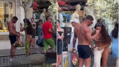 Çarşıda böyle gezdiler, esnaf şaştı kaldı Turizmin başkenti Antalya'da etkisini gösteren kavurucu sıcaklar, tatilcilere zor anlar