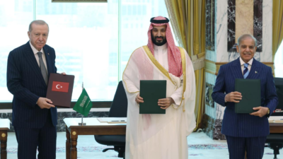 Cumhurbaşkanı Recep Tayyip Erdoğan, Suudi Arabistan Veliaht Prensi Selman ve