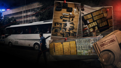 Alihan Kuriş suç örgütü soruşturması kapsamında 4 ilde düzenlenen operasyonlarda,