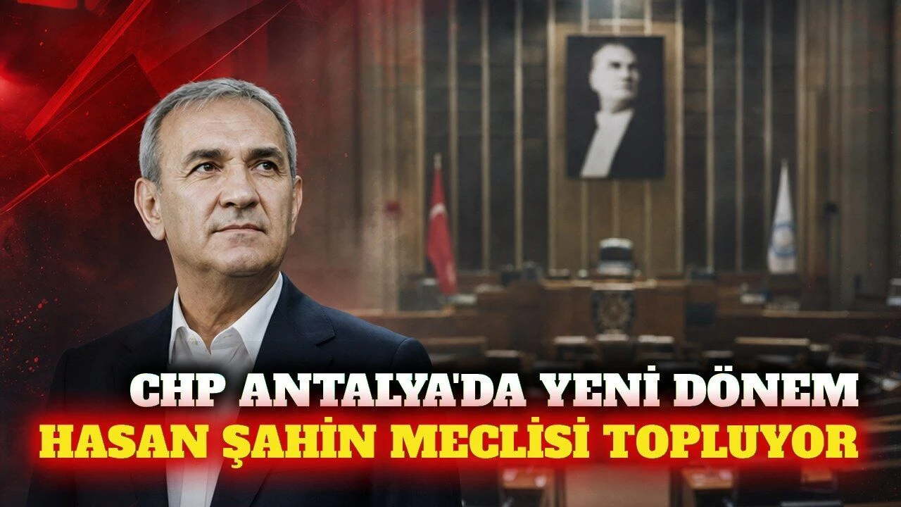 CHP Antalya İl Başkanı Hasan Şahin, eylül ayında Büyükşehir Belediye