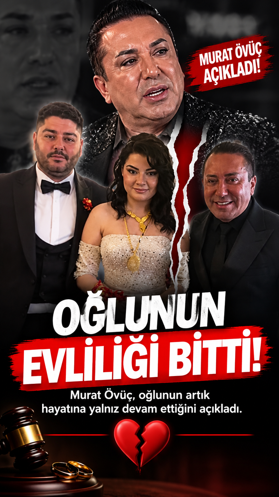 Murat Övüç’ün oğlu Burak Can’ın evliliğini sonlandırdığı açıklandı. Övüç’ün daha