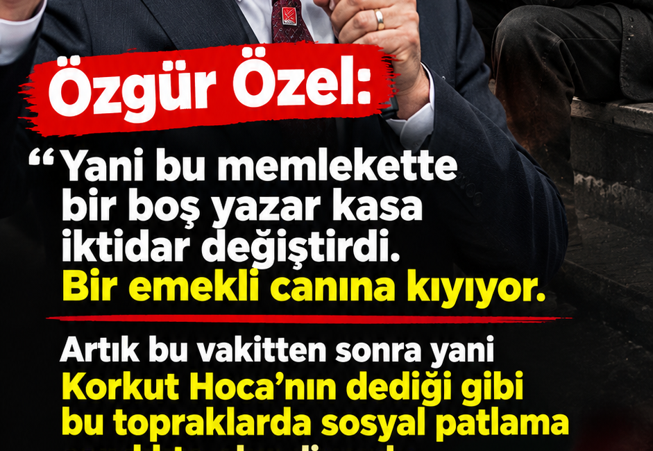 Özgür Özel’den Emekliler İçin Sandık Çağrısı YENİ Parti Genel Başkanı Özgür Özel, Ankara’da Anayasa Mahkemesi önünde
