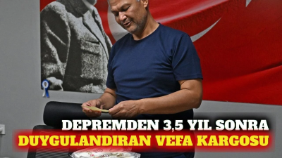 6 Şubat depremlerinde annesinin cenaze naklini yapan Antalya Büyükşehir ekiplerine,