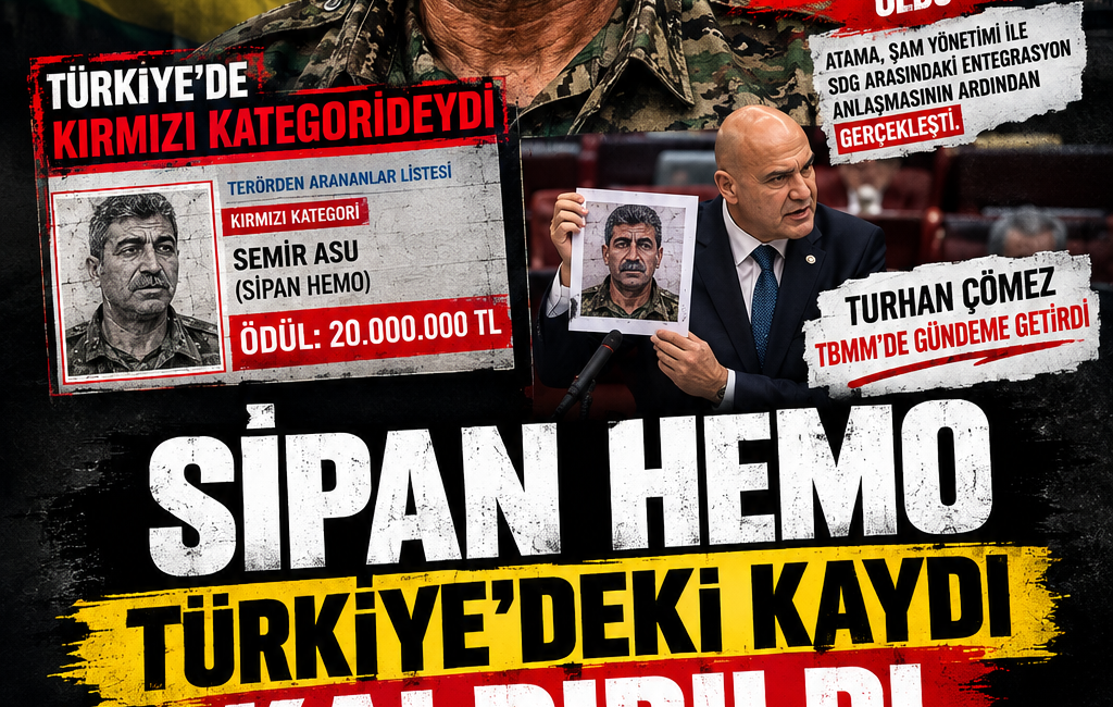 Suriye’de Bakan Yardımcısı Olan Sipan Hemo’nun Türkiye’deki Kaydı Kaldırıldı Suriye Savunma Bakan Yardımcılığına getirilen Sipan Hemo kod adlı Semir