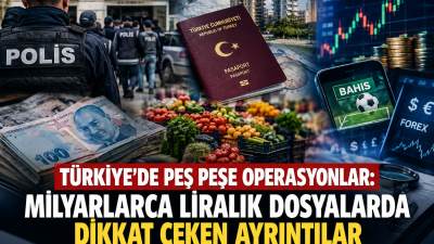 Türkiye'de son haftalarda farklı alanlarda yürütülen çok sayıda soruşturma ve