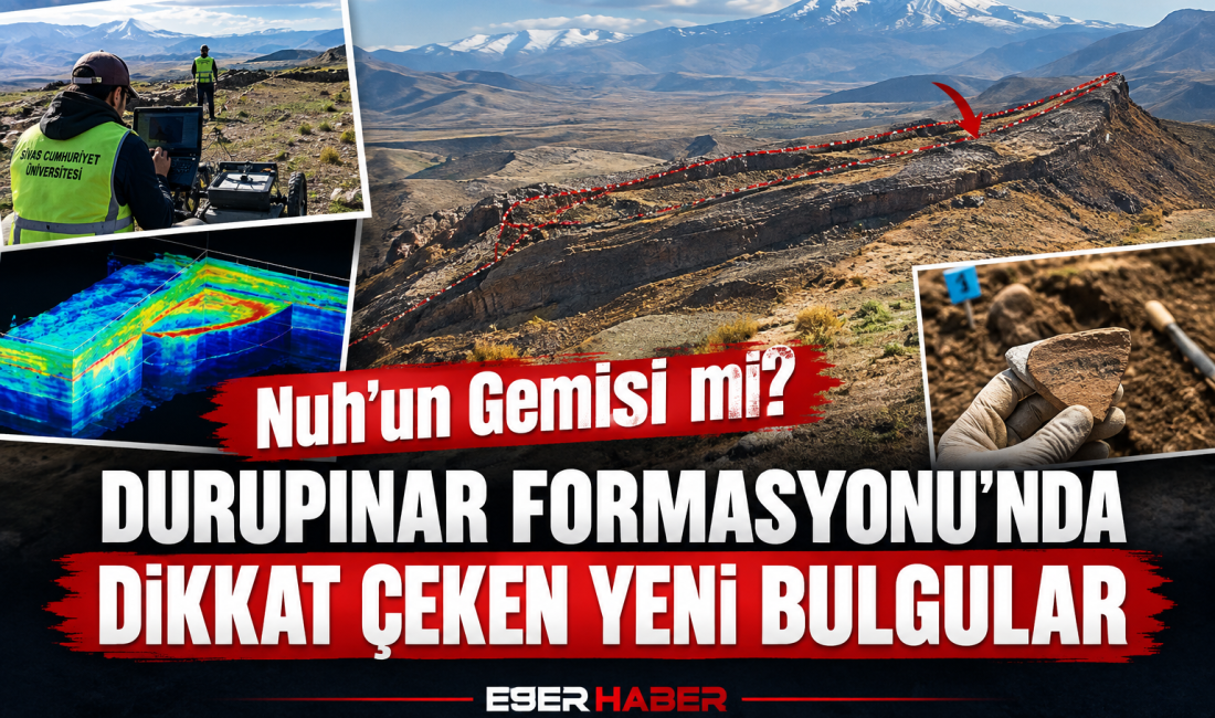 Nuh’un Gemisi mi? Durupınar Formasyonu’nda Dikkat Çeken Yeni Bulgular Ağrı’nın Doğubayazıt ilçesindeki Durupınar Formasyonu’nda Nuh’un Gemisi’ne ait olduğu öne