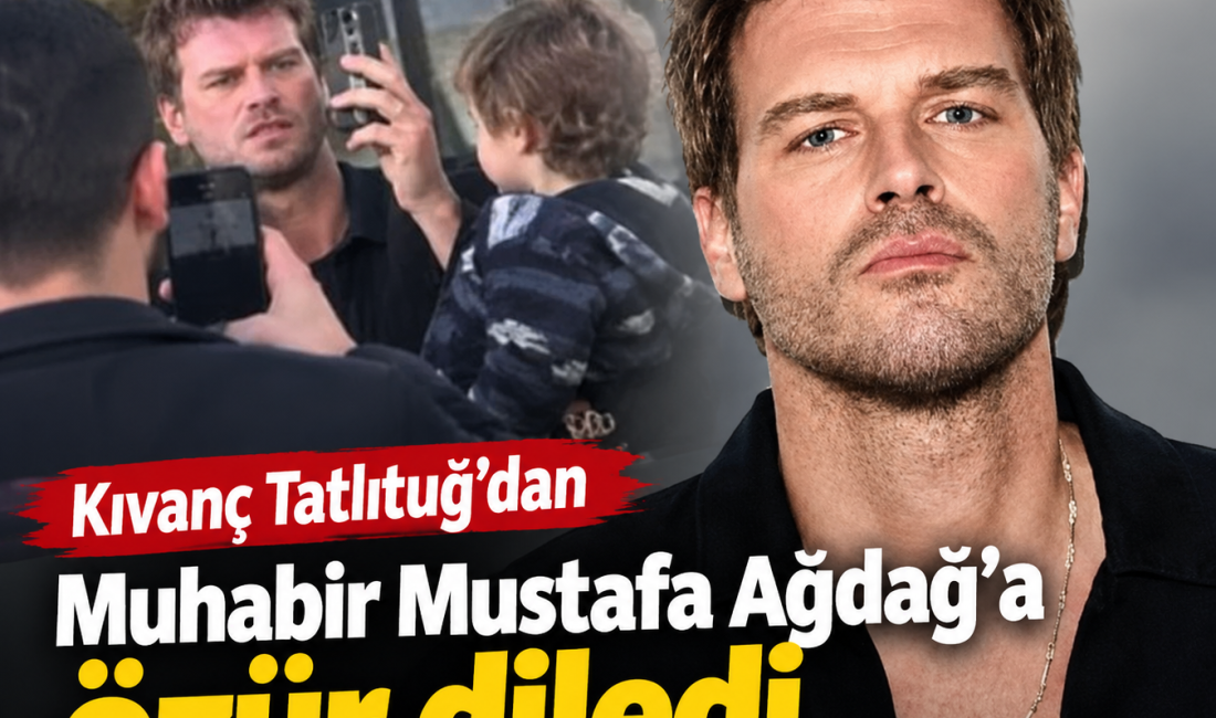 Kıvanç Tatlıtuğ’dan Muhabire Özür Kıvanç Tatlıtuğ, oğlunun görüntülenmesi nedeniyle havalimanında tepki gösterdiği muhabir Safa