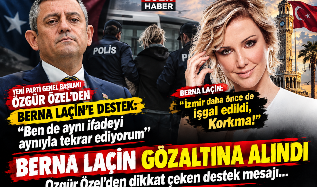 Berna Laçin, “İzmir daha önce de işgal edildi, Korkma!” paylaşımının