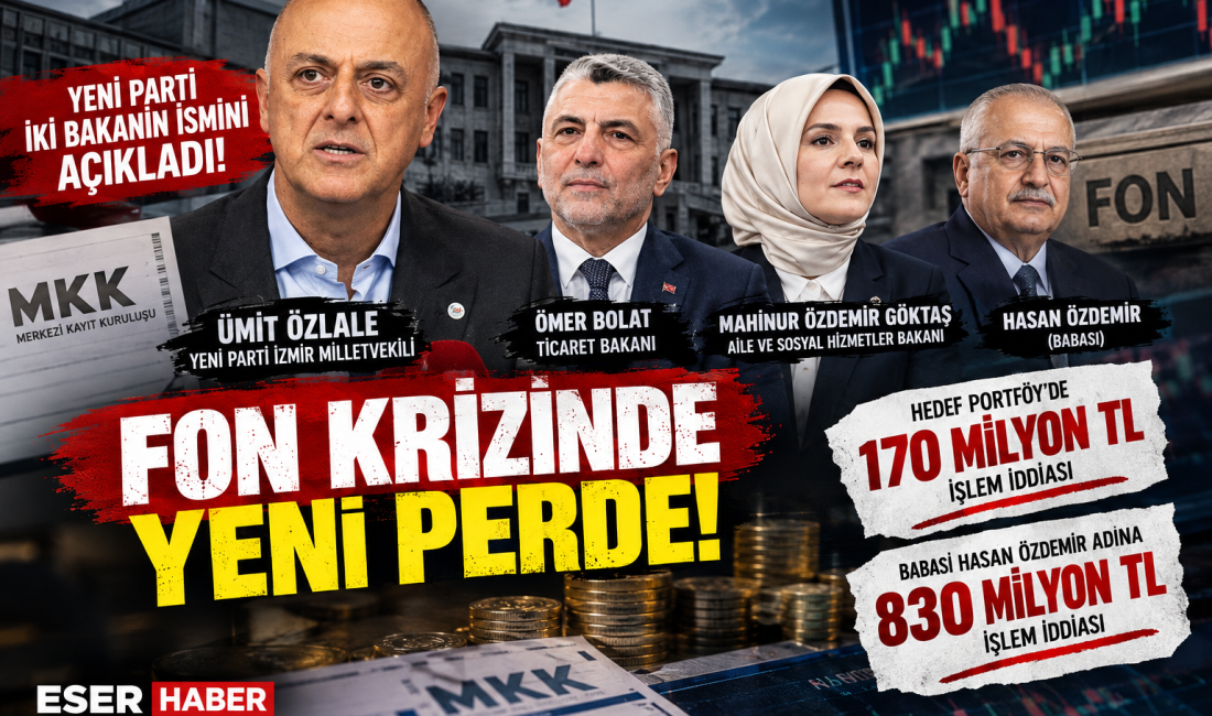 Fon Krizinde İki Bakan Gündemde Fon soruşturmasıyla ilgili tartışmalar sürerken, YENİ Parti İzmir Milletvekili Ümit