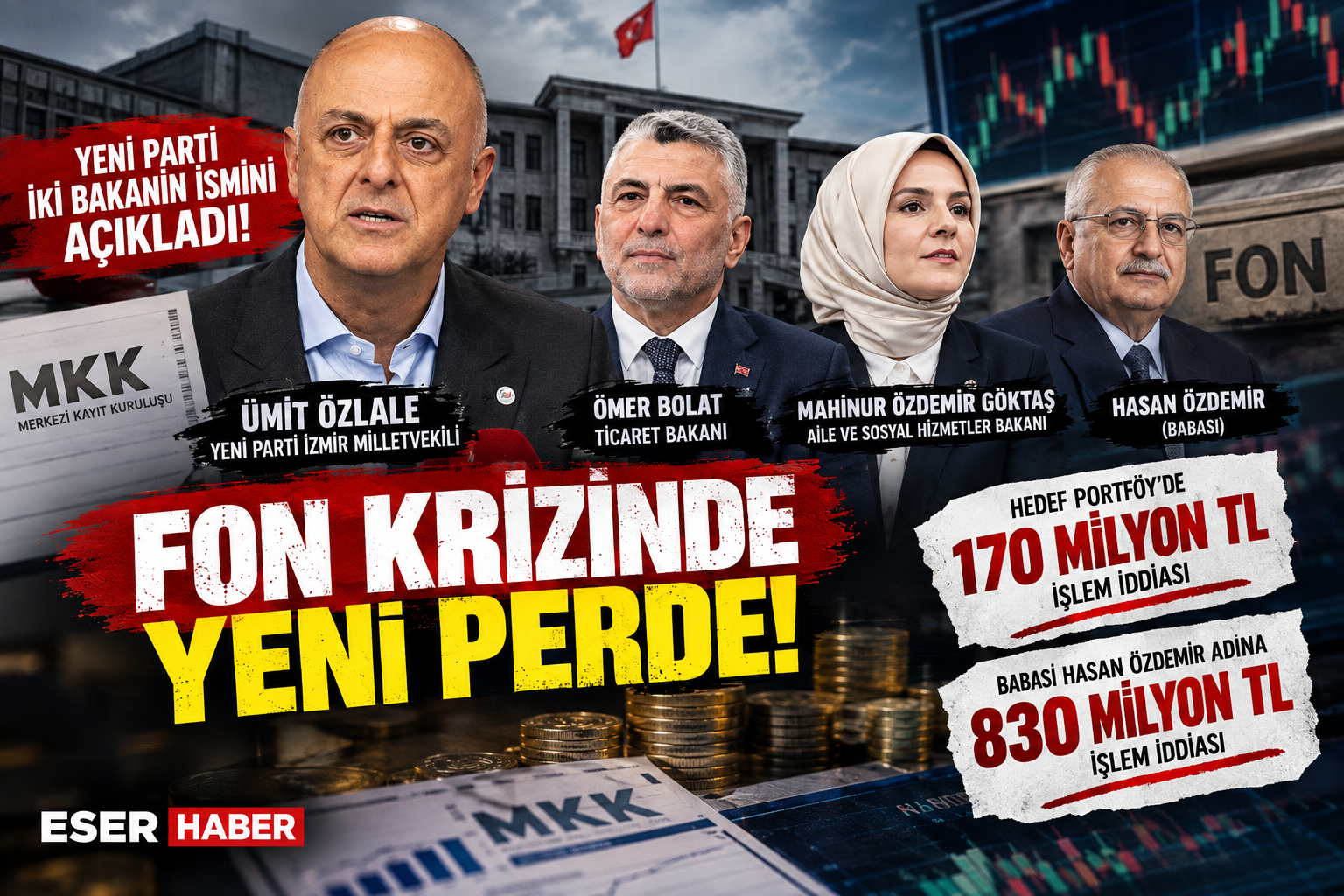 Fon soruşturmasıyla ilgili tartışmalar sürerken, YENİ Parti İzmir Milletvekili Ümit