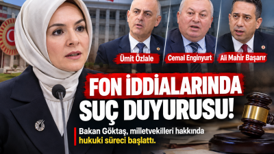 Aile ve Sosyal Hizmetler Bakanı Mahinur Özdemir Göktaş, fon iddiaları