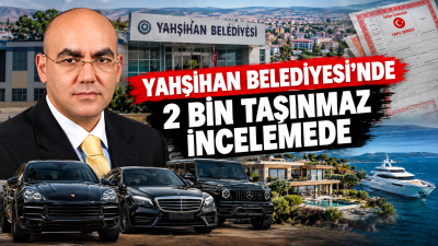 Kırıkkale’nin Yahşihan ilçesinde belediyeye yönelik yürütülen yolsuzluk soruşturmasında, 2 binden