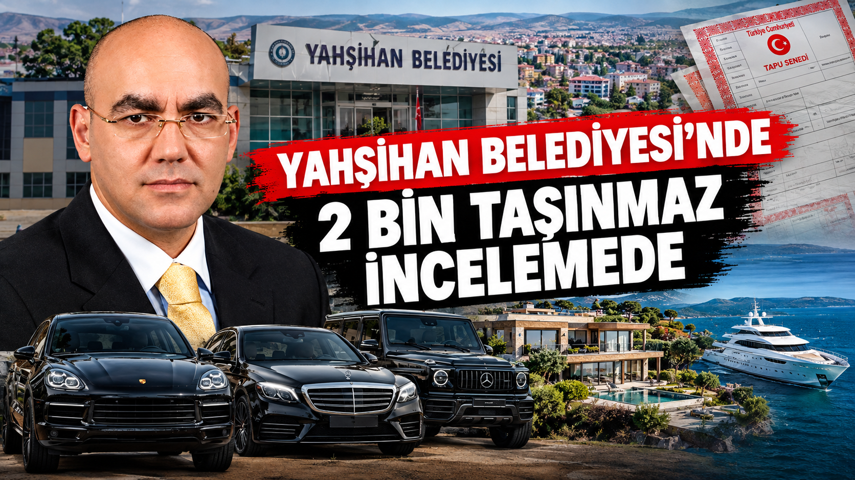 Kırıkkale’nin Yahşihan ilçesinde belediyeye yönelik yürütülen yolsuzluk soruşturmasında, 2 binden