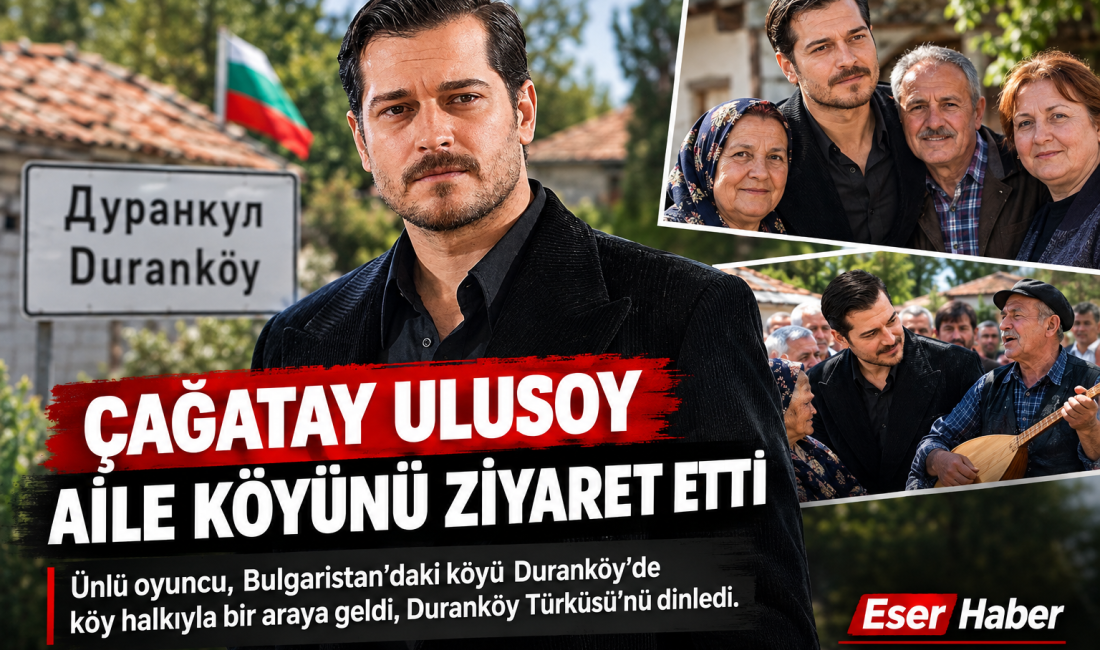 Çağatay Ulusoy Aile Köyünü Ziyaret Etti Ünlü oyuncu Çağatay Ulusoy, annesi Refiye Ulusoy ve babası Aylin