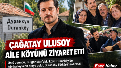 Ünlü oyuncu Çağatay Ulusoy, annesi Refiye Ulusoy ve babası Aylin
