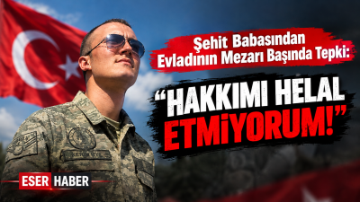 Şehit babası, kendisine verilen cezaya oğlunun mezarı başında tepki gösterdi.