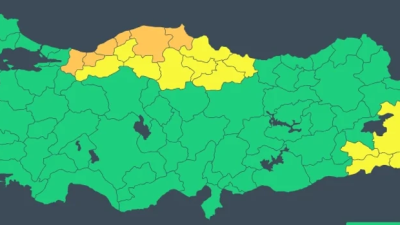 Meteoroloji Genel Müdürlüğü'nün 18 Ekim Pazar günü için yayımladığı hava
