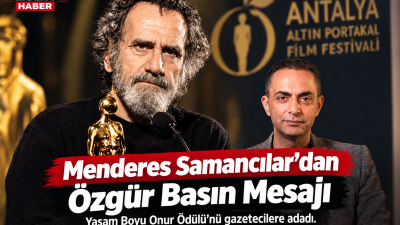 63.Antalya Altın Portakal Film Festivali’nde Yaşam Boyu Onur Ödülü alan